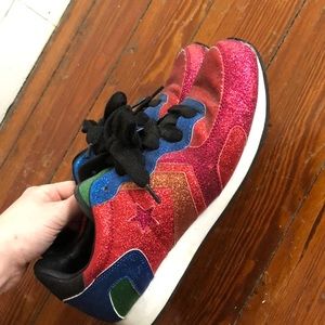 Jw Anderson glitter Converse